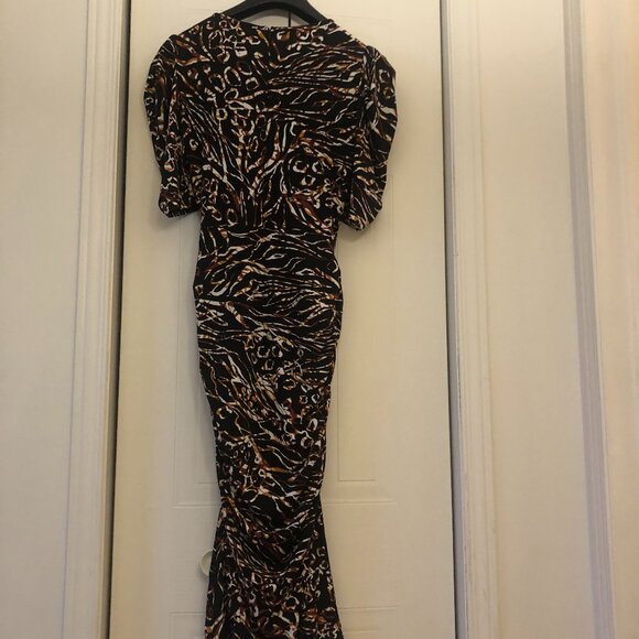 Joseph Ribkoff Abstract Ruched Dress - Picture 5 of 6